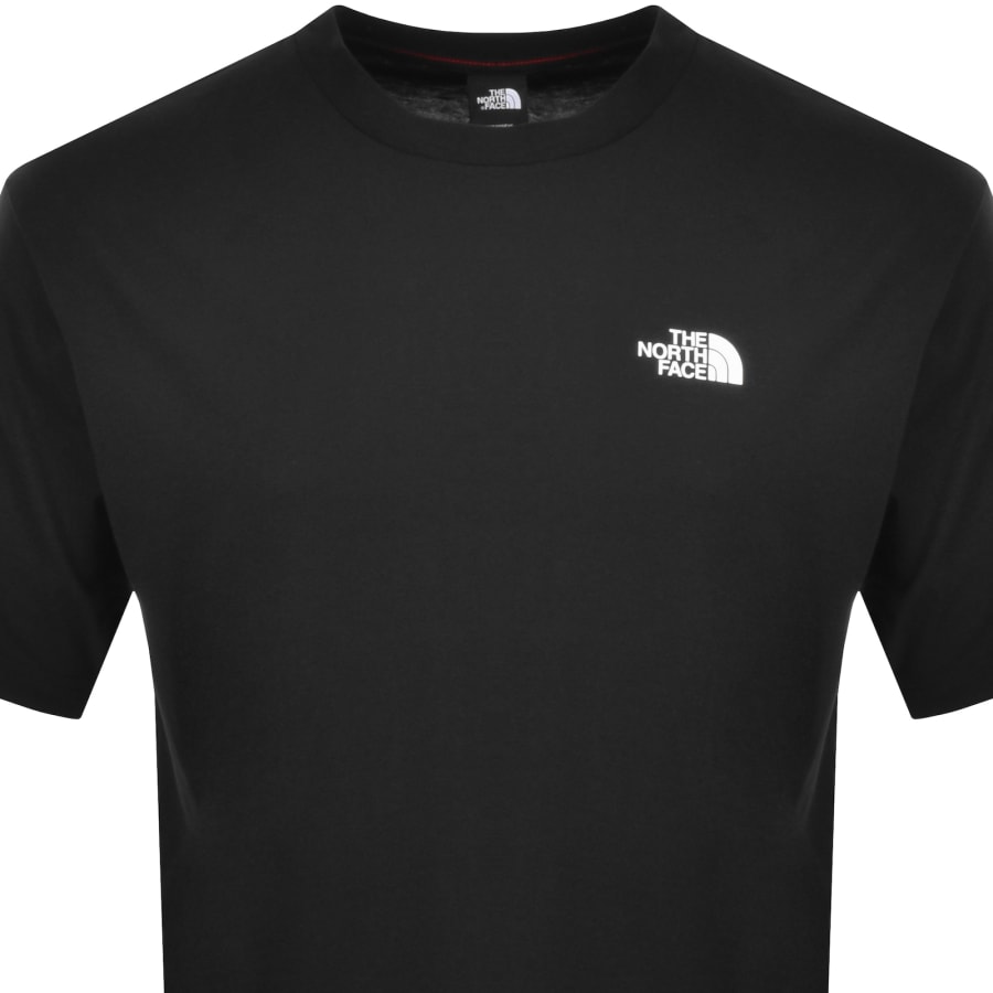 The north face black t shirt outlet